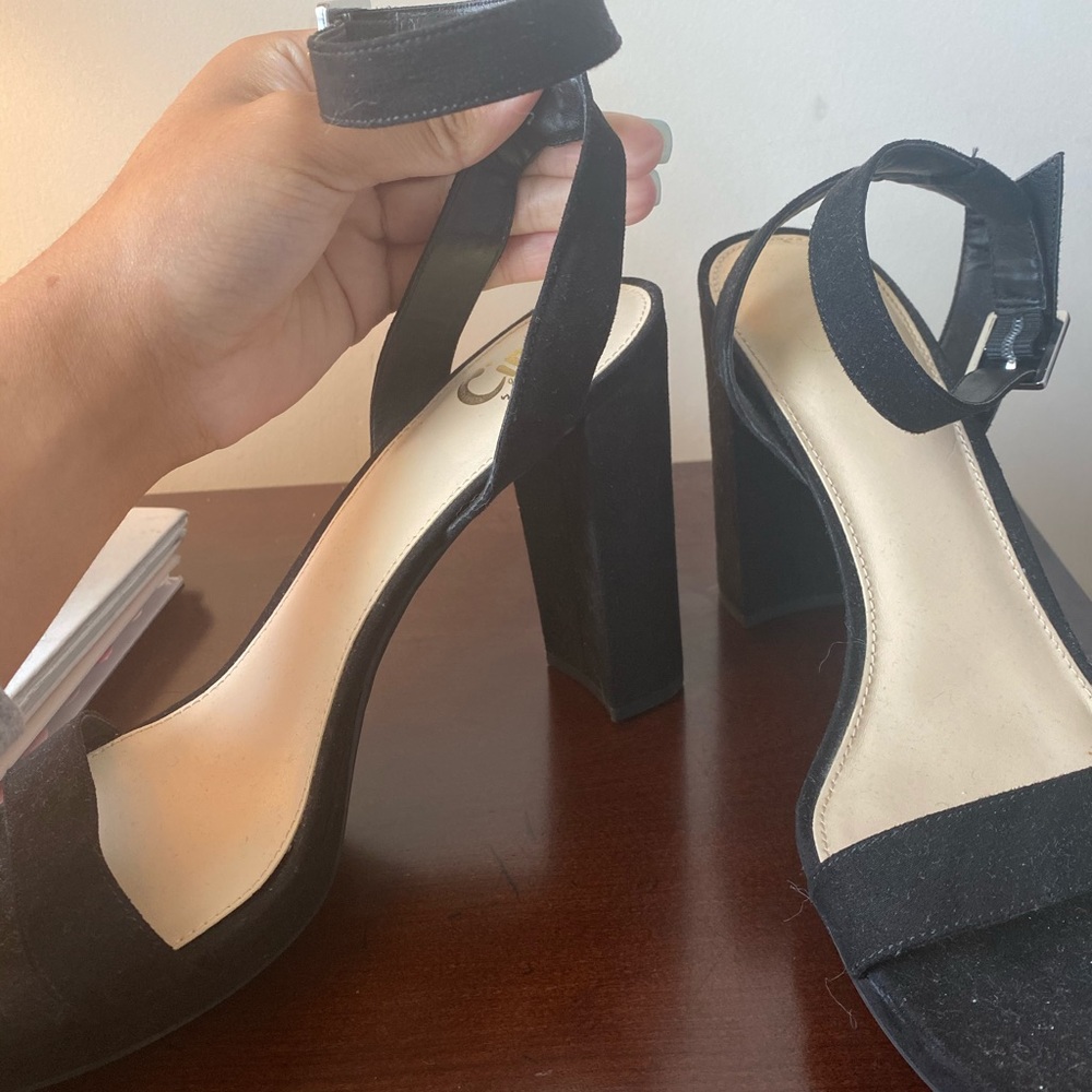 black heels